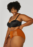 Lace Paneled Microfiber Briefs