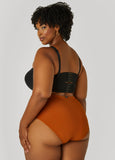 Lace Paneled Microfiber Briefs