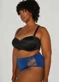 Lace Paneled Microfiber Briefs