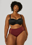 Lace Paneled Microfiber Briefs
