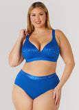 Leopard Mesh Wireless Bra