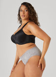 Lace Trimmed Microfiber Hipsters
