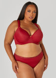 Lace Trimmed Microfiber Hipsters