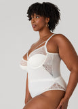 Caged Mesh And Lace Bodysuit