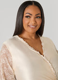 Lace Paneled Robe
