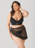 Mesh Bra And Skirt 3 Pc Set