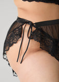 Mesh Bra And Skirt 3 Pc Set