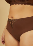 Lace Paneled Hipster Panty
