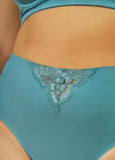 Lace Paneled Hipster Panty