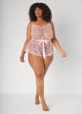 Star Mesh Lingerie Romper