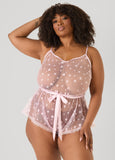 Star Mesh Lingerie Romper