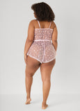 Star Mesh Lingerie Romper