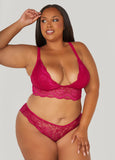 Lace Bralette And Panty Set