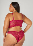 Lace Bralette And Panty Set