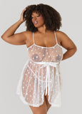 Star Mesh Babydoll Set