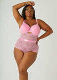 Crotchless Lace Bodysuit