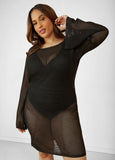 Open Back Knit Cover Up
