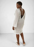 Open Back Knit Cover Up