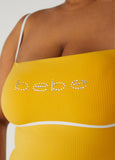 Bebe Ribbed Swimsuit