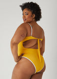 Bebe Ribbed Swimsuit