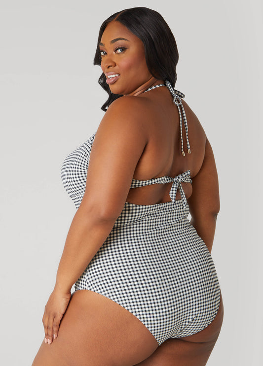 Betsey Johnson Gingham Swimsuit