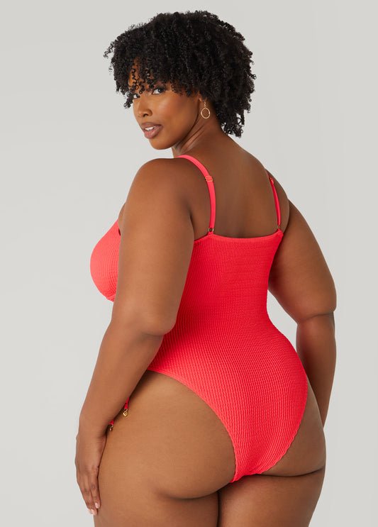 Betsey Johnson Textured Swimsuit