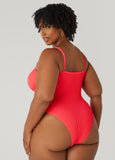 Betsey Johnson Textured Swimsuit