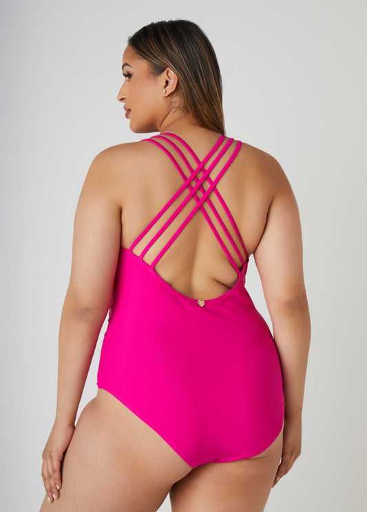 Catherine Malandrino Crisscross Swimsuit