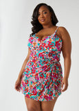 Plus Size swimsuit designer Raisins Curve Isla swim skirt