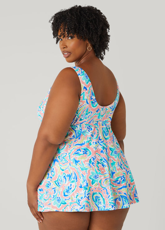 Raisins Curve Lucia Printed Swimdress