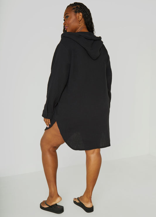 Nicole Miller Textured Cover Up