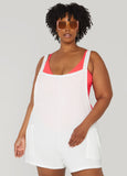 Nicole Miller Gauze Coverup Romper