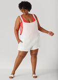 Plus Size Nicole Miller Gauze Coverup Romper