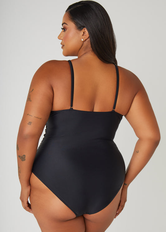 Nicole Miller Beaded Swimsuit