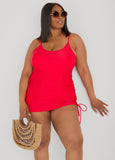 Drawstring Swimdress