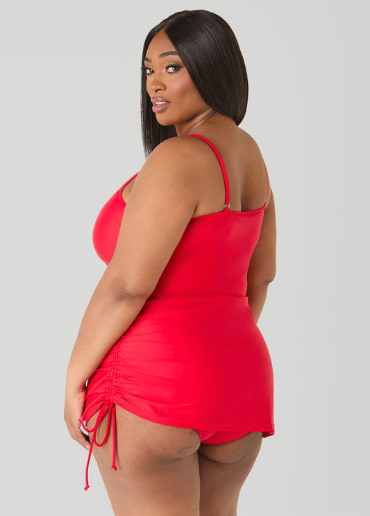 Drawstring Swimdress