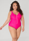 Zip Front Swimsuit
