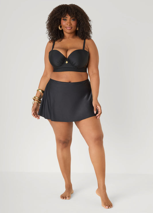 High Waist Swim Skirt