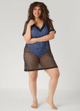 Given Kale Mesh Cover Up