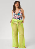 Given Kale Cover Up Mesh Pants