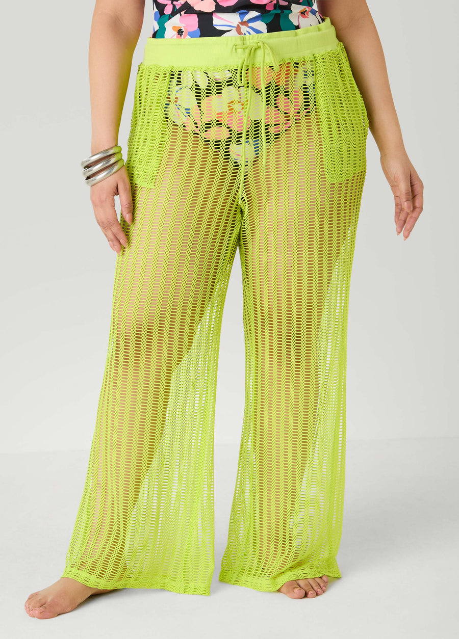 Given Kale Cover Up Mesh Pants