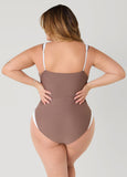 Two Tone U Ring Swimsuit