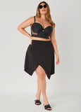 Asymmetric Swim Skort