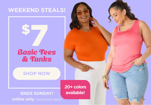 $7 Basic Tees & Tanks