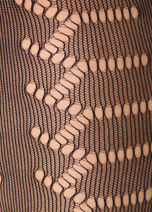 Open Knit Footed Tights