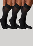 Set Of 3 Opaque Trouser Socks