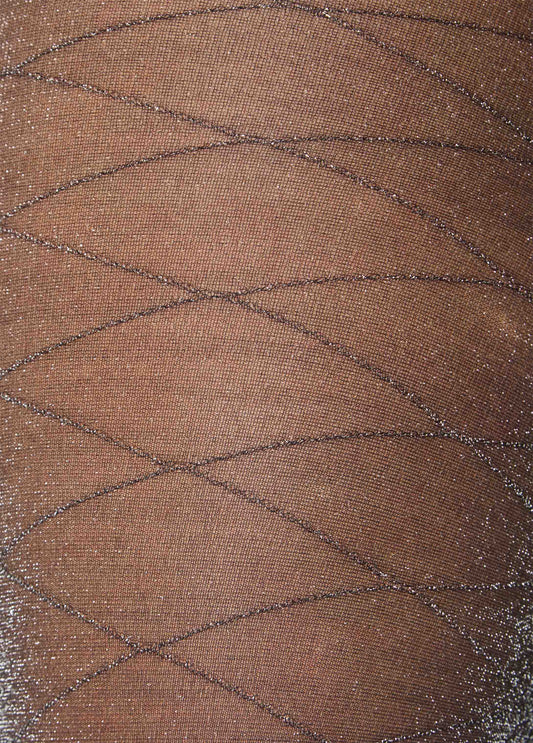 Lurex™ Checked Opaque Tights