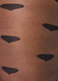 Hearts Footed Tights