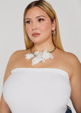 Chiffon Flower Petal Collar