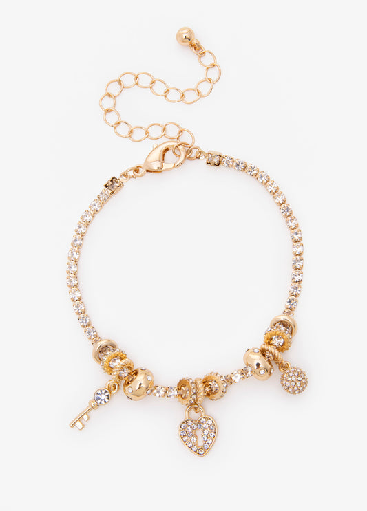 Heart Charm Bracelet